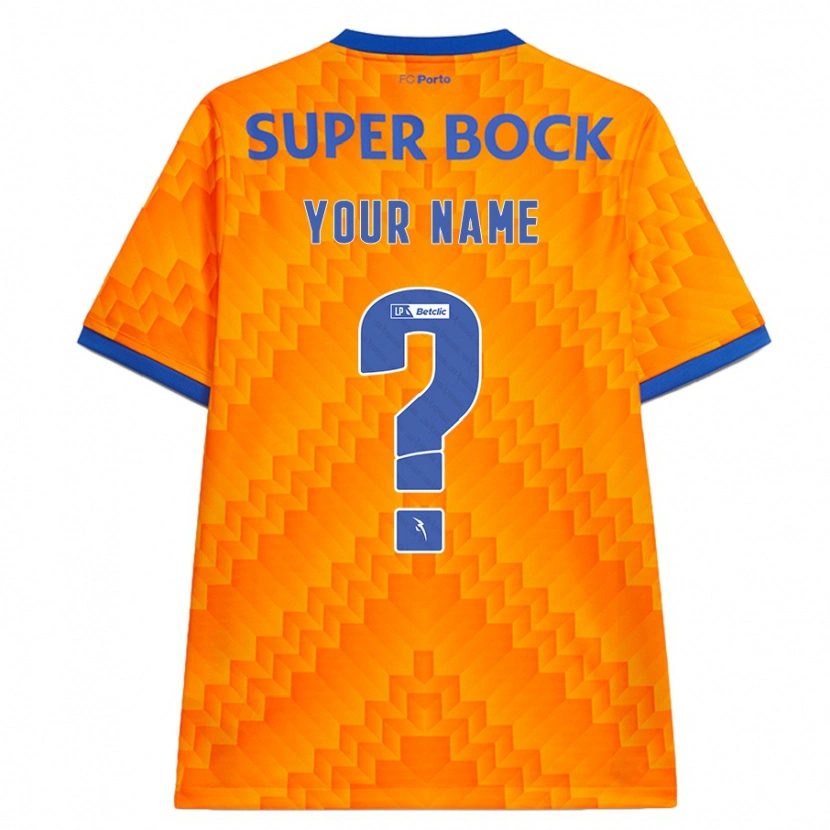 Danxen Herren Ihren Namen #0 Orange Auswärtstrikot Trikot 2024/25 T-Shirt