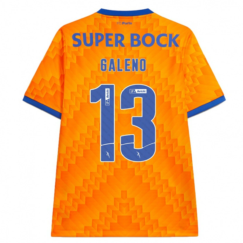 Danxen Herren Galeno #13 Orange Auswärtstrikot Trikot 2024/25 T-Shirt