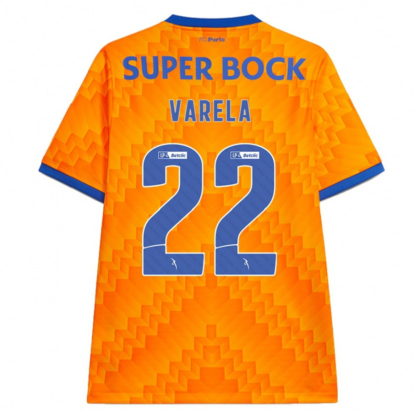 Danxen Herren Alan Varela #22 Orange Auswärtstrikot Trikot 2024/25 T-Shirt