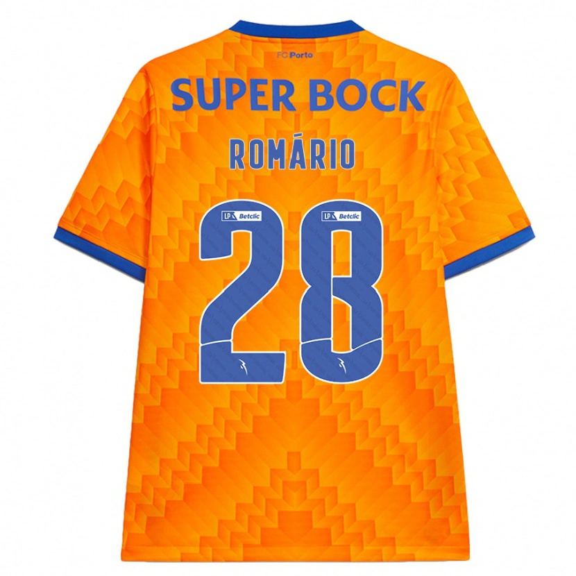 Danxen Herren Romário Baró #28 Orange Auswärtstrikot Trikot 2024/25 T-Shirt