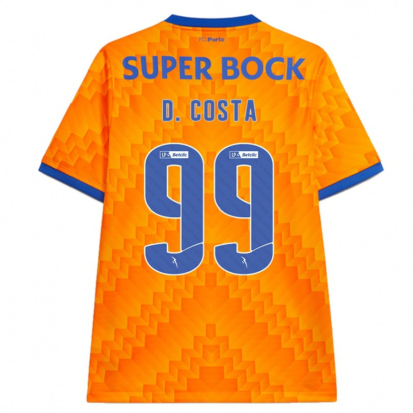 Danxen Herren Diogo Costa #99 Orange Auswärtstrikot Trikot 2024/25 T-Shirt