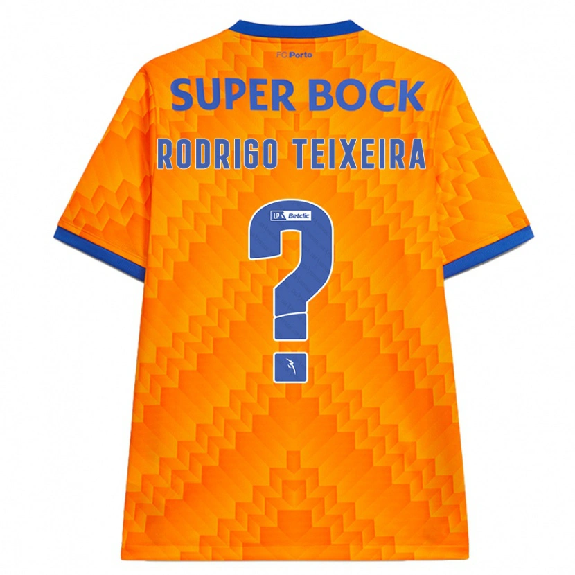 Danxen Herren Rodrigo Teixeira #0 Orange Auswärtstrikot Trikot 2024/25 T-Shirt