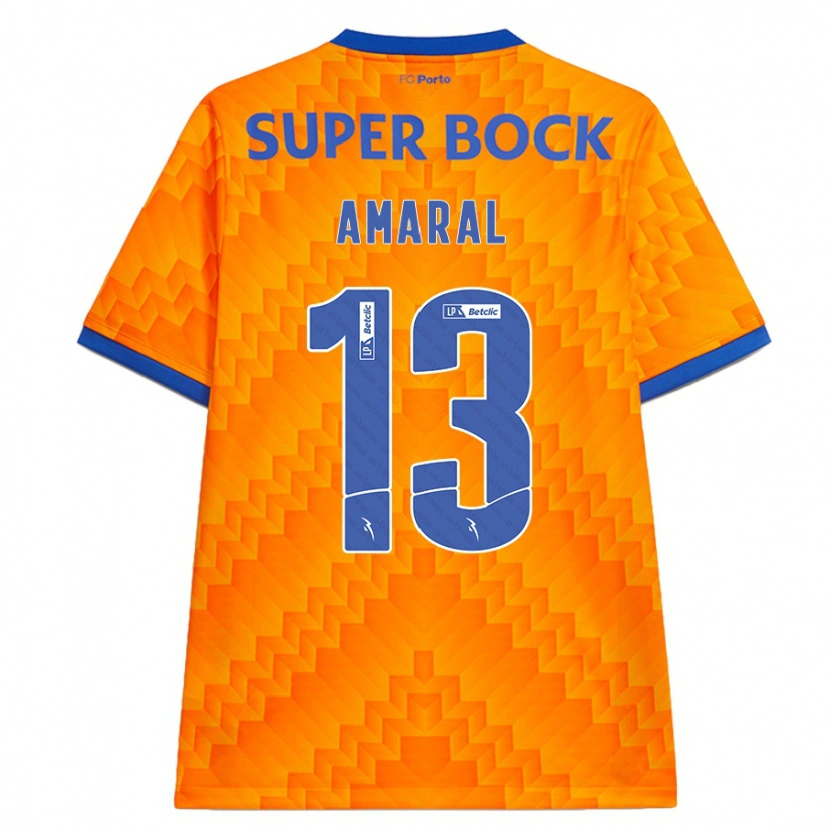 Danxen Herren Fábio Amaral #13 Orange Auswärtstrikot Trikot 2024/25 T-Shirt