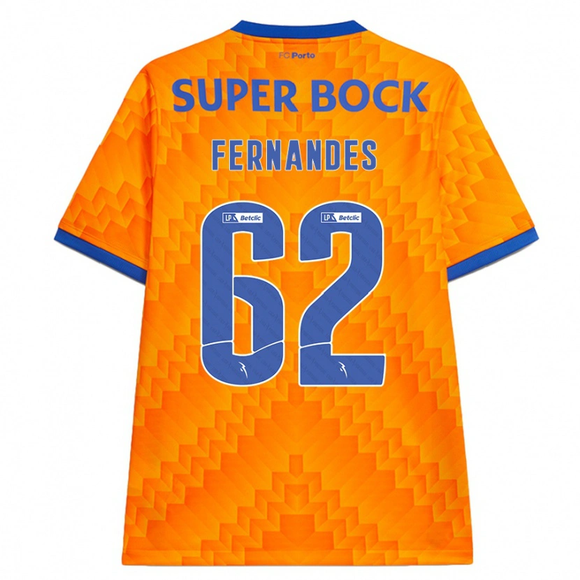 Danxen Herren Rodrigo Fernandes #62 Orange Auswärtstrikot Trikot 2024/25 T-Shirt
