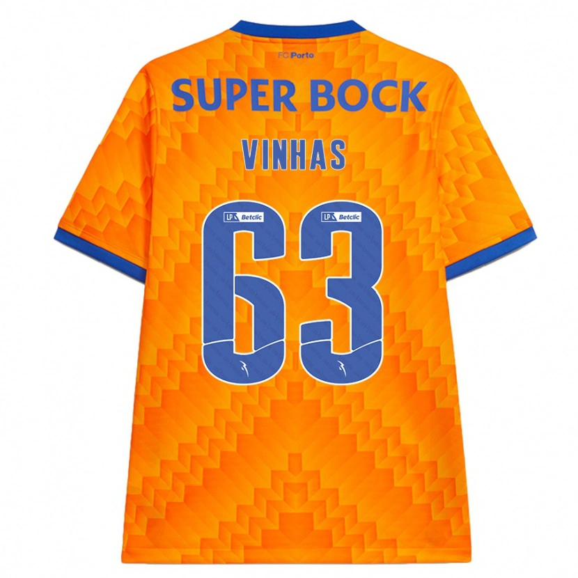 Danxen Herren David Vinhas #63 Orange Auswärtstrikot Trikot 2024/25 T-Shirt
