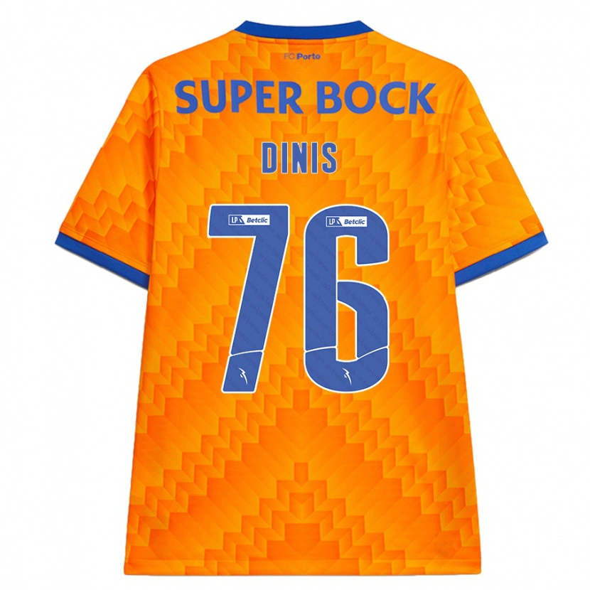 Danxen Herren Dinis #76 Orange Auswärtstrikot Trikot 2024/25 T-Shirt