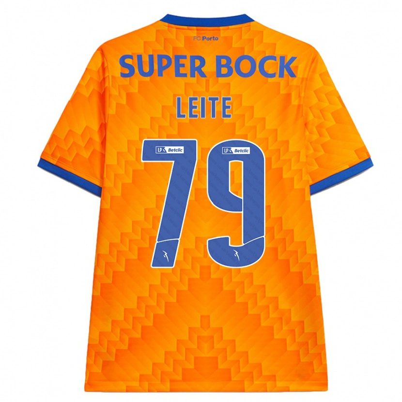 Danxen Herren Afonso Leite #79 Orange Auswärtstrikot Trikot 2024/25 T-Shirt