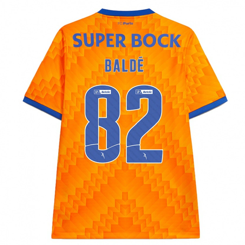 Danxen Herren Alfa Baldé #82 Orange Auswärtstrikot Trikot 2024/25 T-Shirt