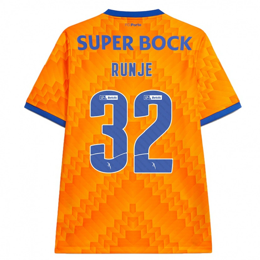 Danxen Herren Roko Runje #32 Orange Auswärtstrikot Trikot 2024/25 T-Shirt