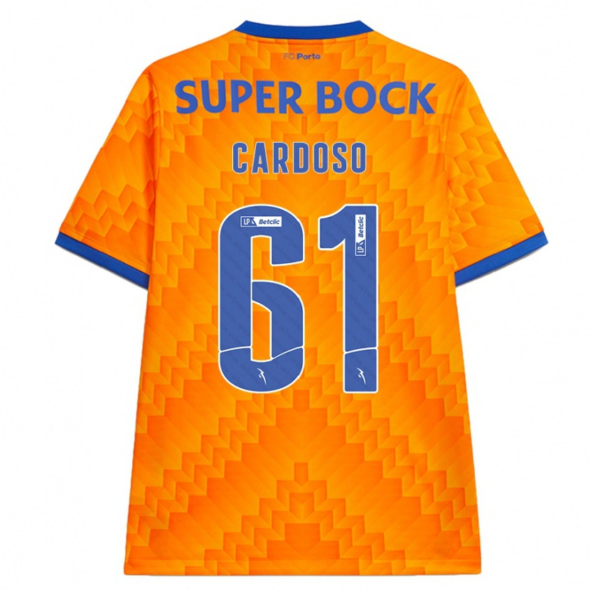 Danxen Herren Ivan Cardoso #61 Orange Auswärtstrikot Trikot 2024/25 T-Shirt