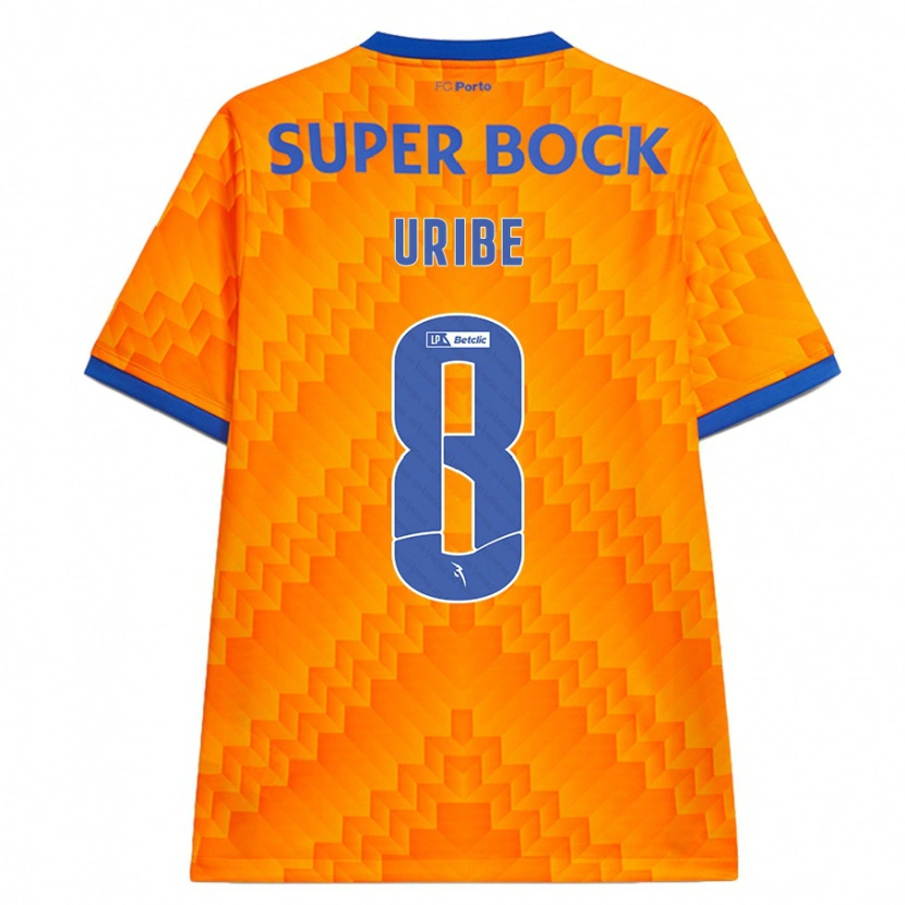 Danxen Herren Mateus Uribe #8 Orange Auswärtstrikot Trikot 2024/25 T-Shirt