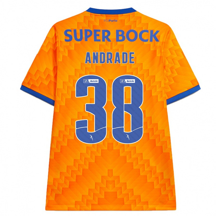 Danxen Herren Fernando Andrade #38 Orange Auswärtstrikot Trikot 2024/25 T-Shirt