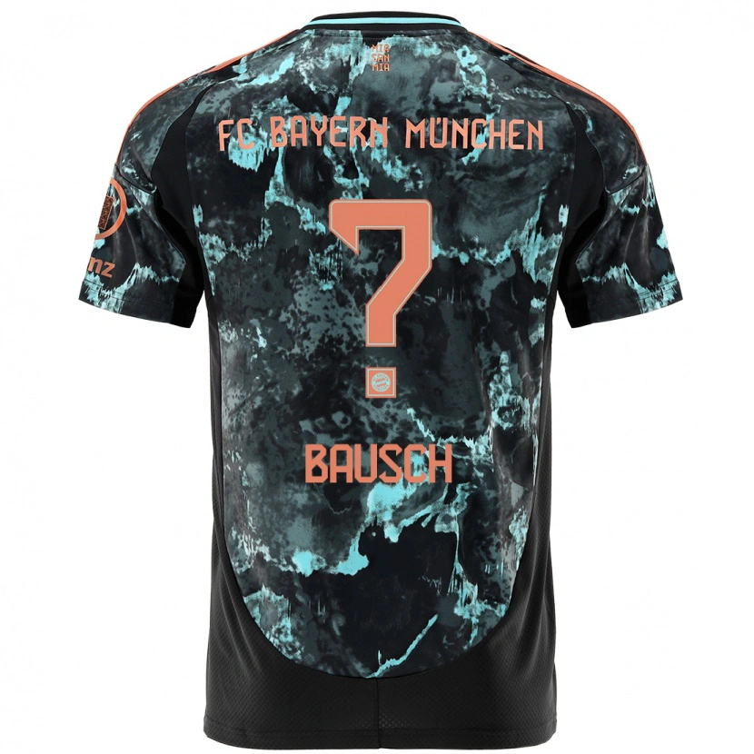 Danxen Herren David Bausch #0 Schwarz Auswärtstrikot Trikot 2024/25 T-Shirt
