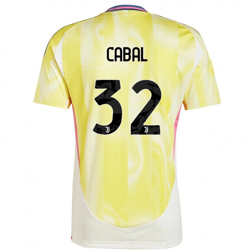 Danxen Herren Juan Cabal #32 Solargelb Auswärtstrikot Trikot 2024/25 T-Shirt