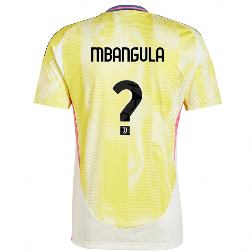 Danxen Herren Samuel Mbangula #0 Solargelb Auswärtstrikot Trikot 2024/25 T-Shirt
