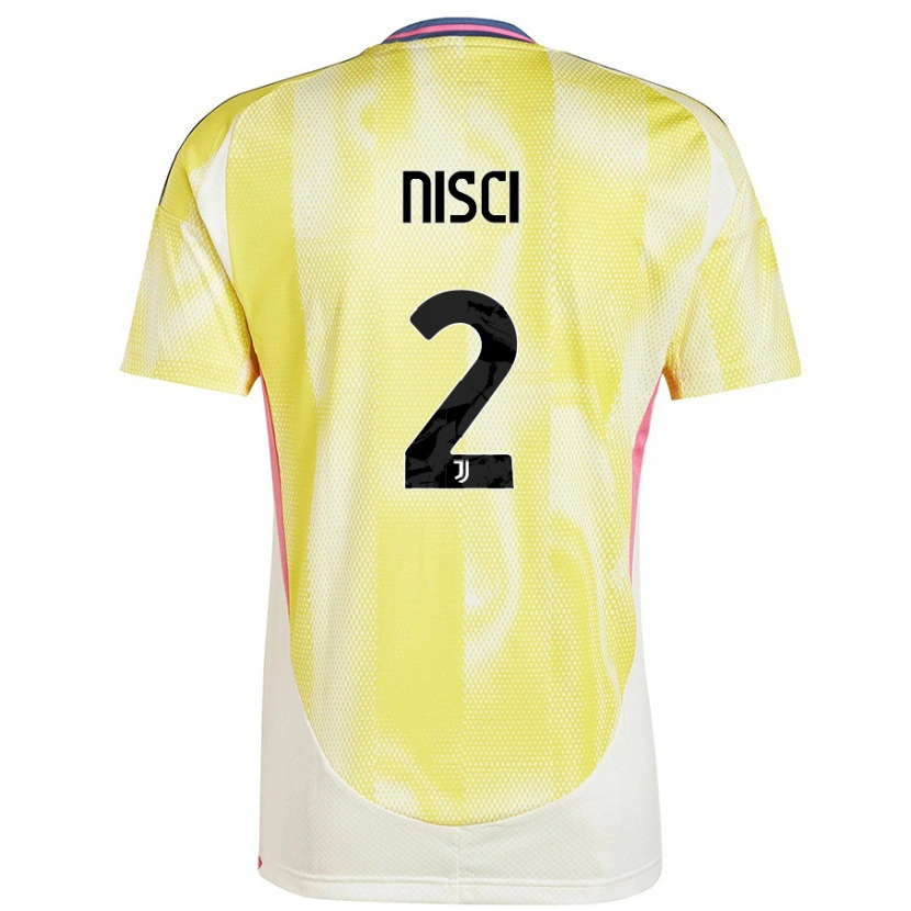 Danxen Herren Alessandro Nisci #2 Solargelb Auswärtstrikot Trikot 2024/25 T-Shirt