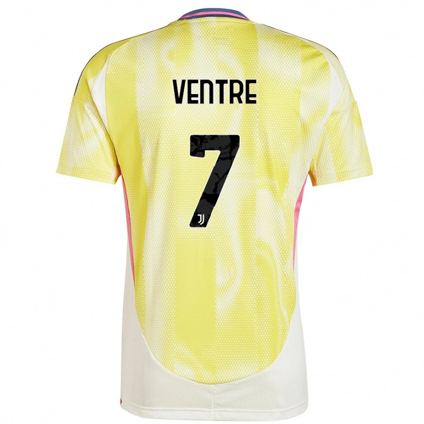 Danxen Herren Alessandro Ventre #7 Solargelb Auswärtstrikot Trikot 2024/25 T-Shirt
