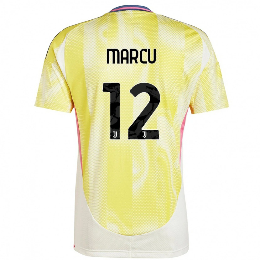 Danxen Herren Alessio Marcu #12 Solargelb Auswärtstrikot Trikot 2024/25 T-Shirt