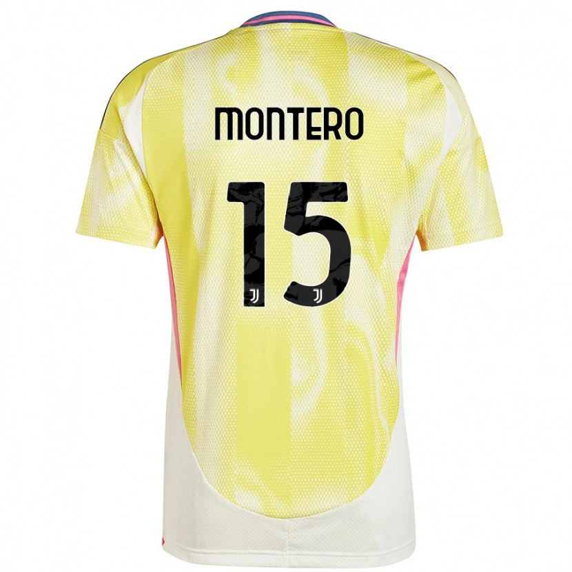 Danxen Herren Alfonso Montero #15 Solargelb Auswärtstrikot Trikot 2024/25 T-Shirt