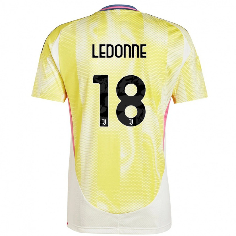 Danxen Herren Nicolò Ledonne #18 Solargelb Auswärtstrikot Trikot 2024/25 T-Shirt