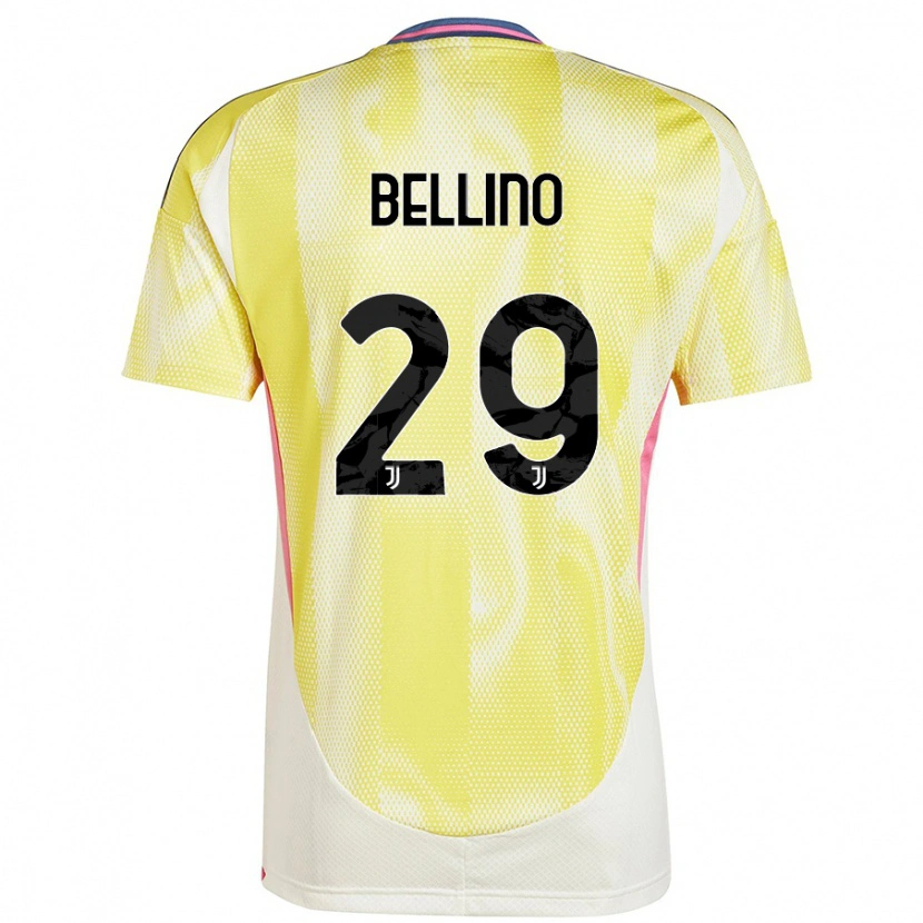 Danxen Herren Filippo Bellino #29 Solargelb Auswärtstrikot Trikot 2024/25 T-Shirt