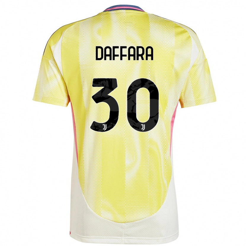 Danxen Herren Giovanni Daffara #30 Solargelb Auswärtstrikot Trikot 2024/25 T-Shirt