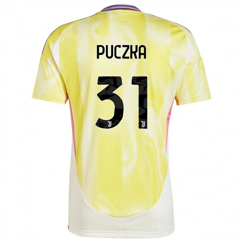 Danxen Herren David Puczka #31 Solargelb Auswärtstrikot Trikot 2024/25 T-Shirt