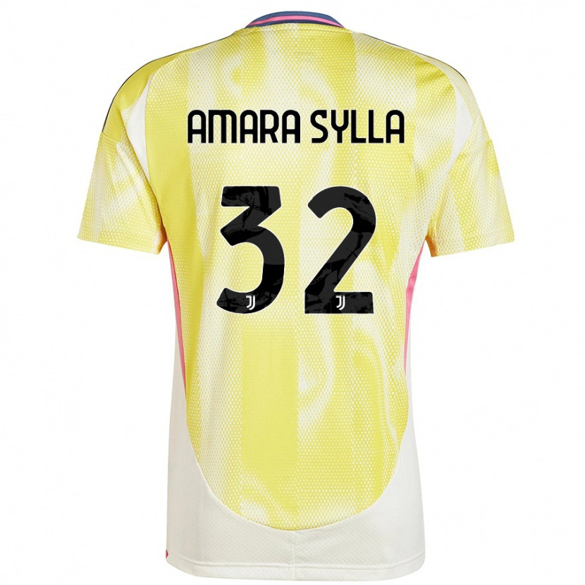 Danxen Herren Idris Amara Sylla #32 Solargelb Auswärtstrikot Trikot 2024/25 T-Shirt