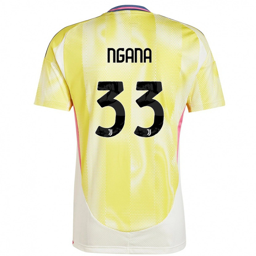 Danxen Herren Valdes Ngana #33 Solargelb Auswärtstrikot Trikot 2024/25 T-Shirt