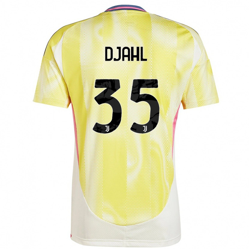 Danxen Herren Rayan Djahl #35 Solargelb Auswärtstrikot Trikot 2024/25 T-Shirt