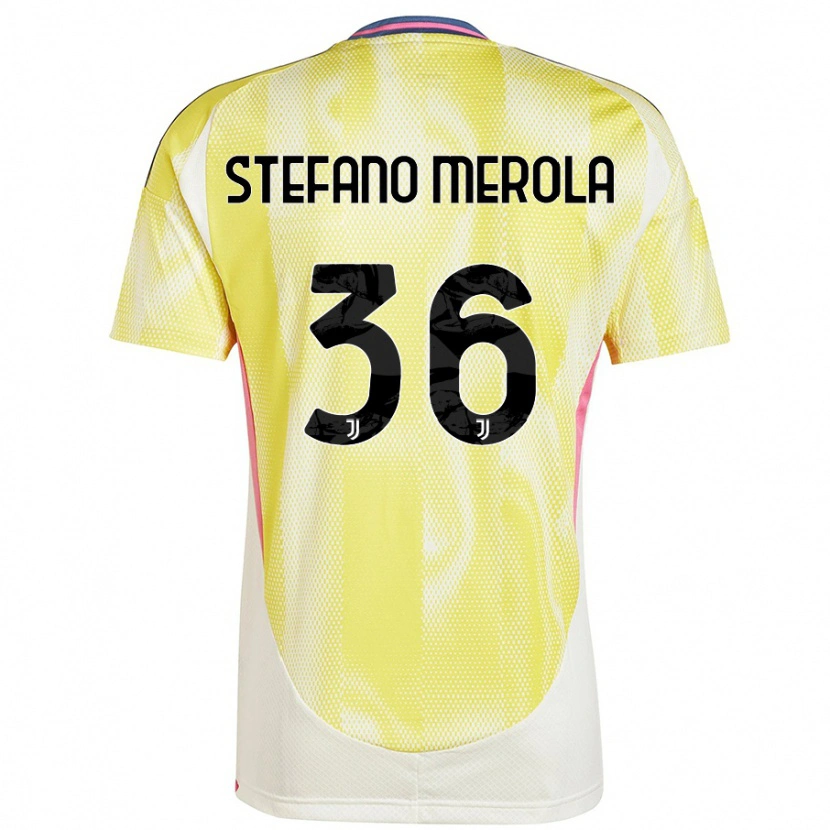 Danxen Herren Antonio Stefano Merola #36 Solargelb Auswärtstrikot Trikot 2024/25 T-Shirt