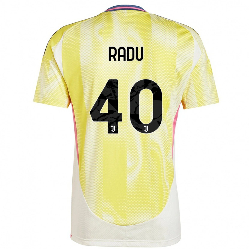 Danxen Herren Riccardo Radu #40 Solargelb Auswärtstrikot Trikot 2024/25 T-Shirt