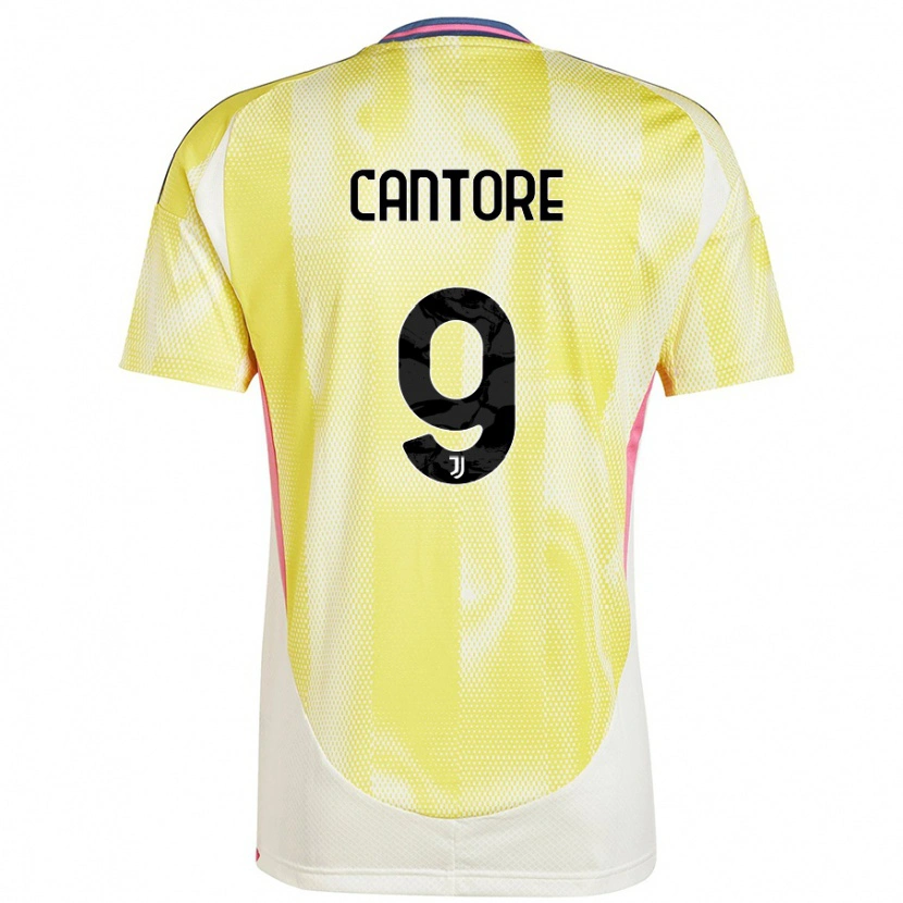 Danxen Herren Sofia Cantore #9 Solargelb Auswärtstrikot Trikot 2024/25 T-Shirt