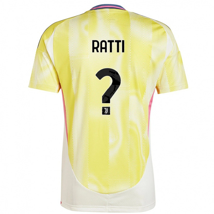 Danxen Herren Leonardo Ratti #0 Solargelb Auswärtstrikot Trikot 2024/25 T-Shirt