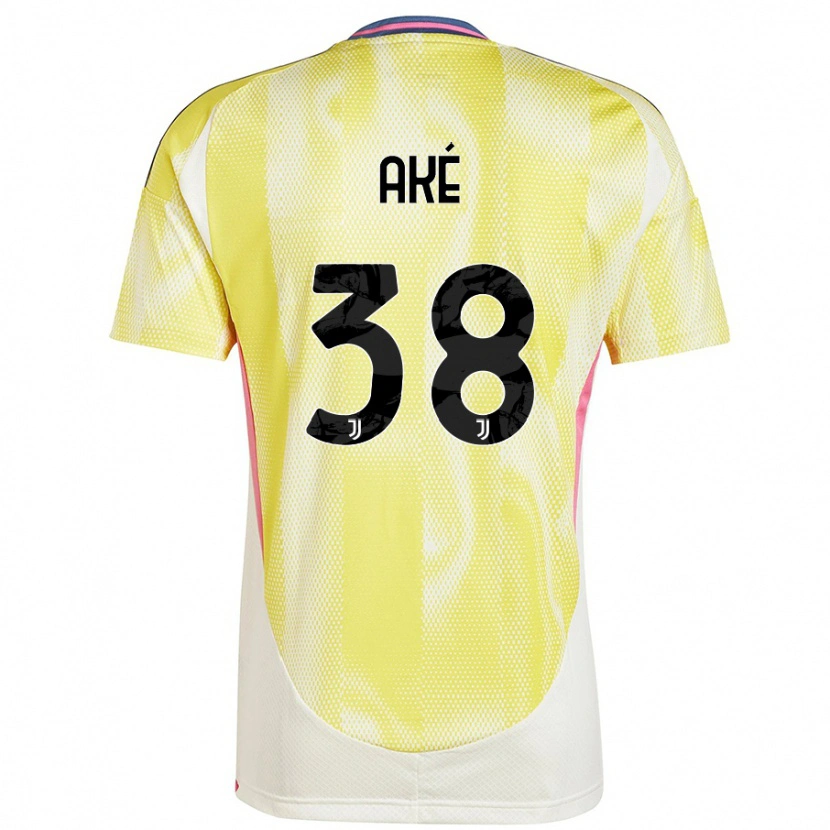 Danxen Herren Marley Ake #38 Solargelb Auswärtstrikot Trikot 2024/25 T-Shirt