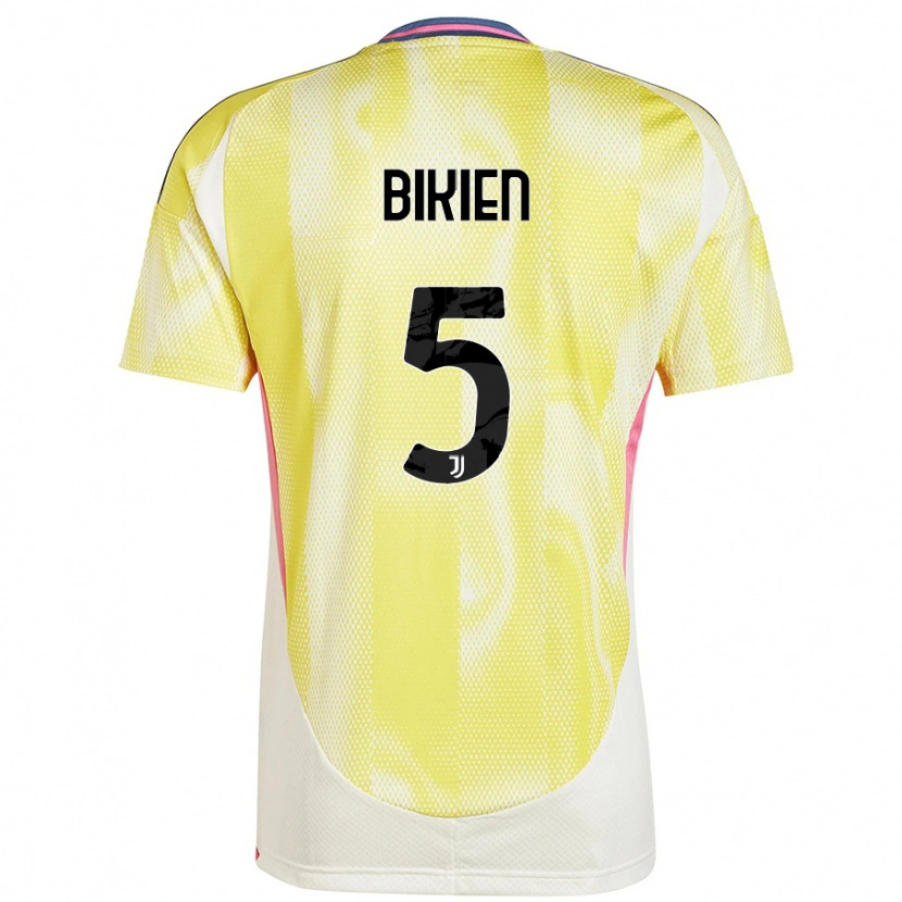 Danxen Herren Felix Nzouango Bikien #5 Solargelb Auswärtstrikot Trikot 2024/25 T-Shirt