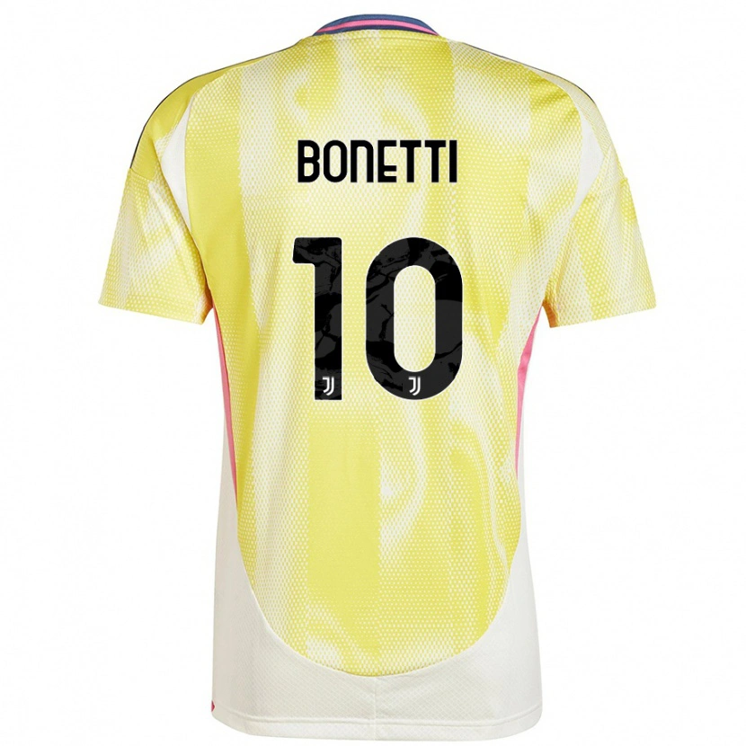 Danxen Herren Andrea Bonetti #10 Solargelb Auswärtstrikot Trikot 2024/25 T-Shirt