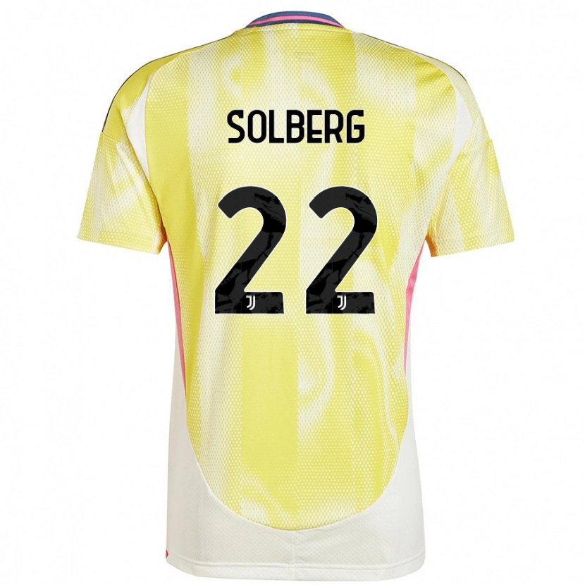 Danxen Herren Elias Solberg #22 Solargelb Auswärtstrikot Trikot 2024/25 T-Shirt