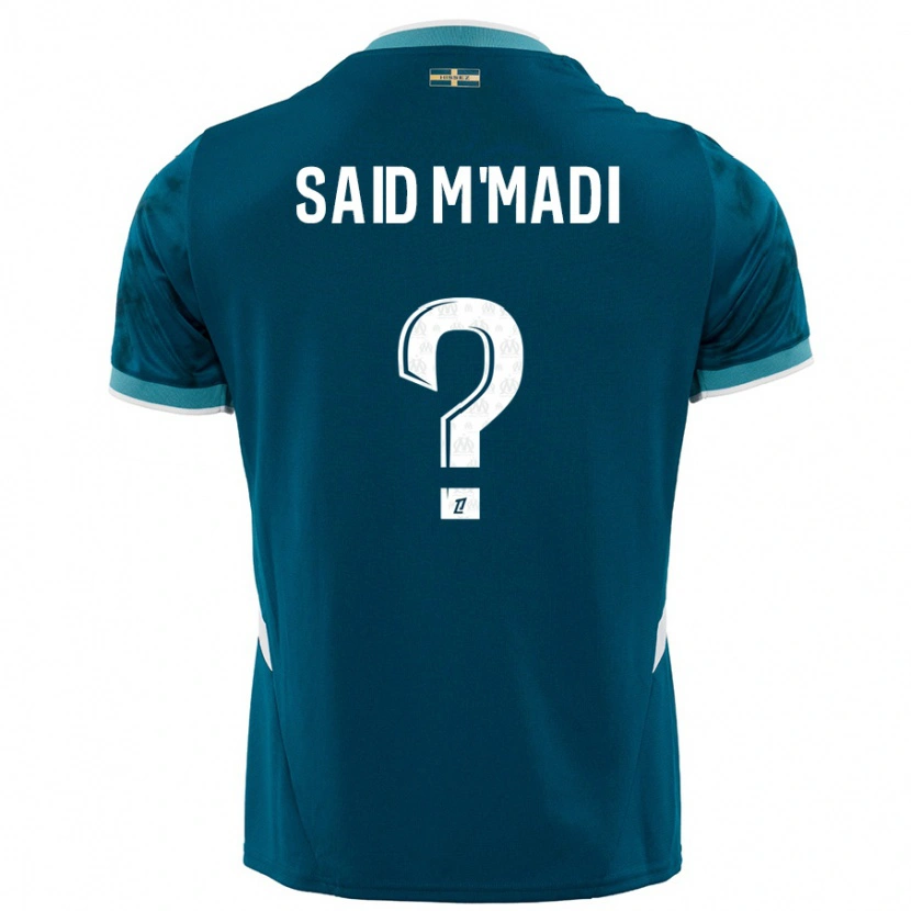 Danxen Herren Yakine Said M'madi #0 Türkisblau Auswärtstrikot Trikot 2024/25 T-Shirt