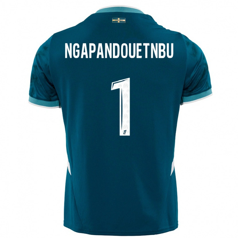 Danxen Herren Simon Ngapandouetnbu #1 Türkisblau Auswärtstrikot Trikot 2024/25 T-Shirt