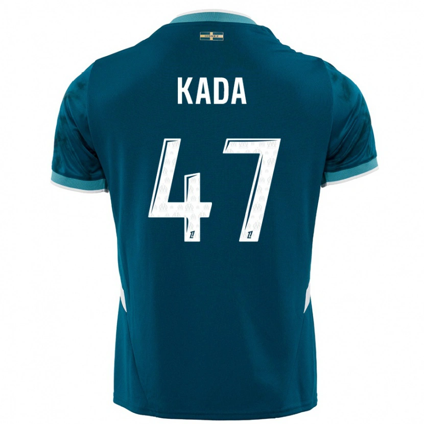 Danxen Herren Joakim Kada #47 Türkisblau Auswärtstrikot Trikot 2024/25 T-Shirt