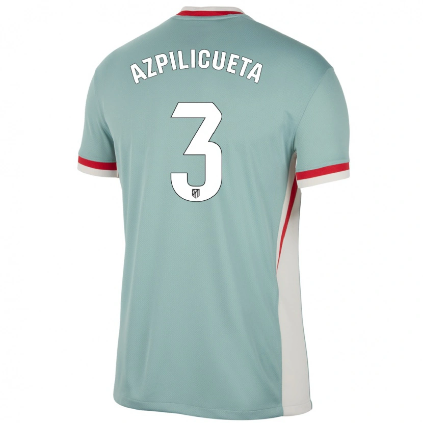 Danxen Herren César Azpilicueta #3 Hellbeige Blau Auswärtstrikot Trikot 2024/25 T-Shirt