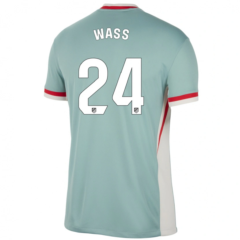Danxen Herren Daniel Wass #24 Hellbeige Blau Auswärtstrikot Trikot 2024/25 T-Shirt