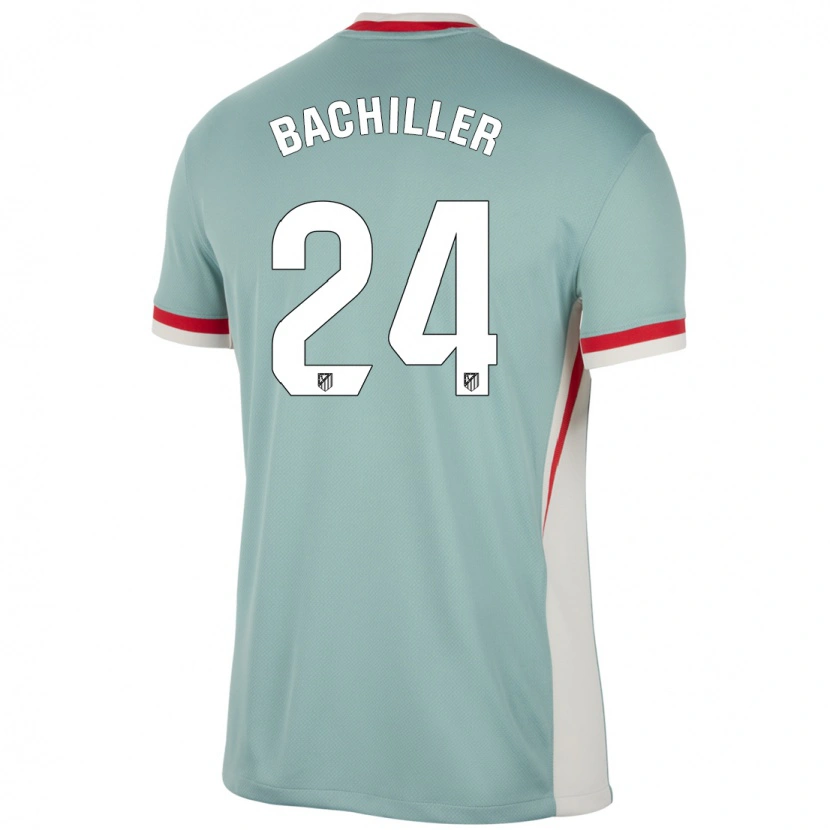 Danxen Herren Iker Bachiller #24 Hellbeige Blau Auswärtstrikot Trikot 2024/25 T-Shirt