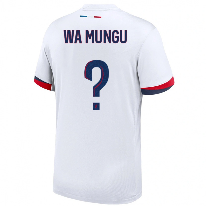 Danxen Herren Vimoj Muntu Wa Mungu #0 Weiß Blau Rot Auswärtstrikot Trikot 2024/25 T-Shirt