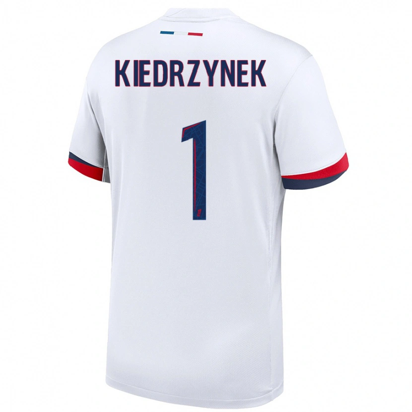 Danxen Herren Katarzyna Kiedrzynek #1 Weiß Blau Rot Auswärtstrikot Trikot 2024/25 T-Shirt
