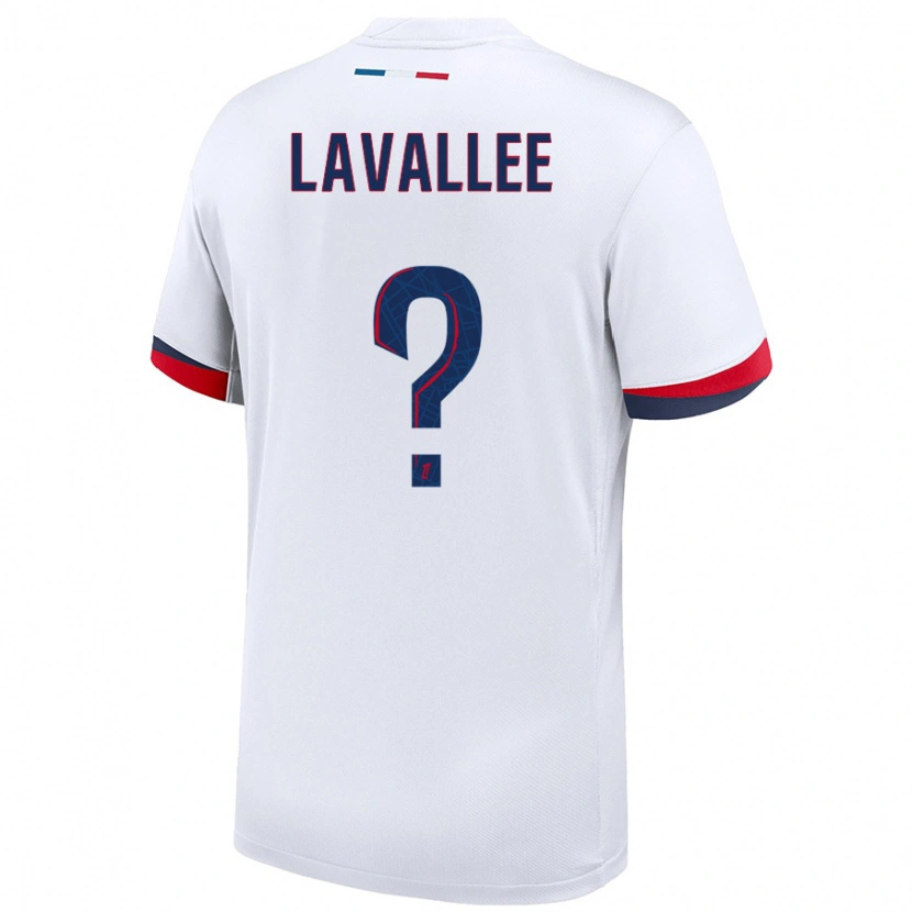 Danxen Herren Lucas Lavallee #0 Weiß Blau Rot Auswärtstrikot Trikot 2024/25 T-Shirt