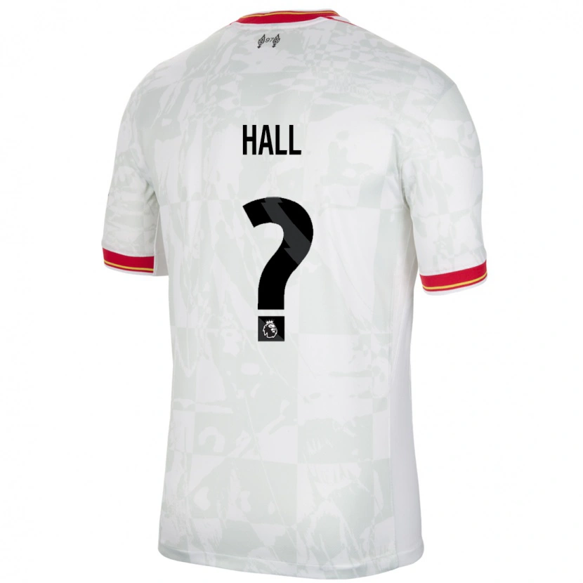 Danxen Herren Bailey Hall #0 Weiß Rot Schwarz Ausweichtrikot Trikot 2024/25 T-Shirt