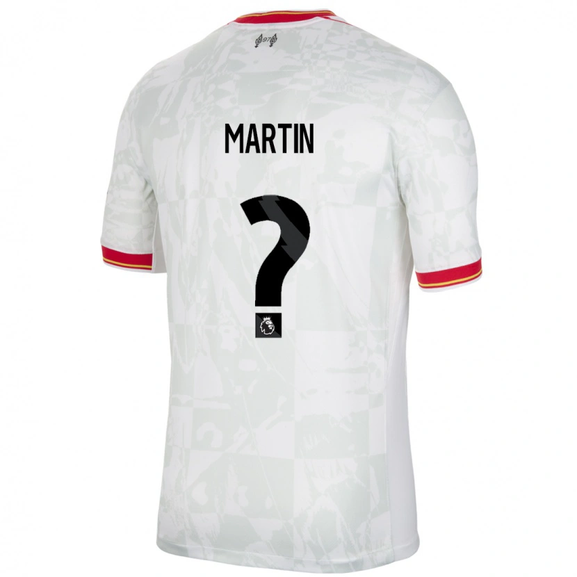 Danxen Herren Tyler Martin #0 Weiß Rot Schwarz Ausweichtrikot Trikot 2024/25 T-Shirt