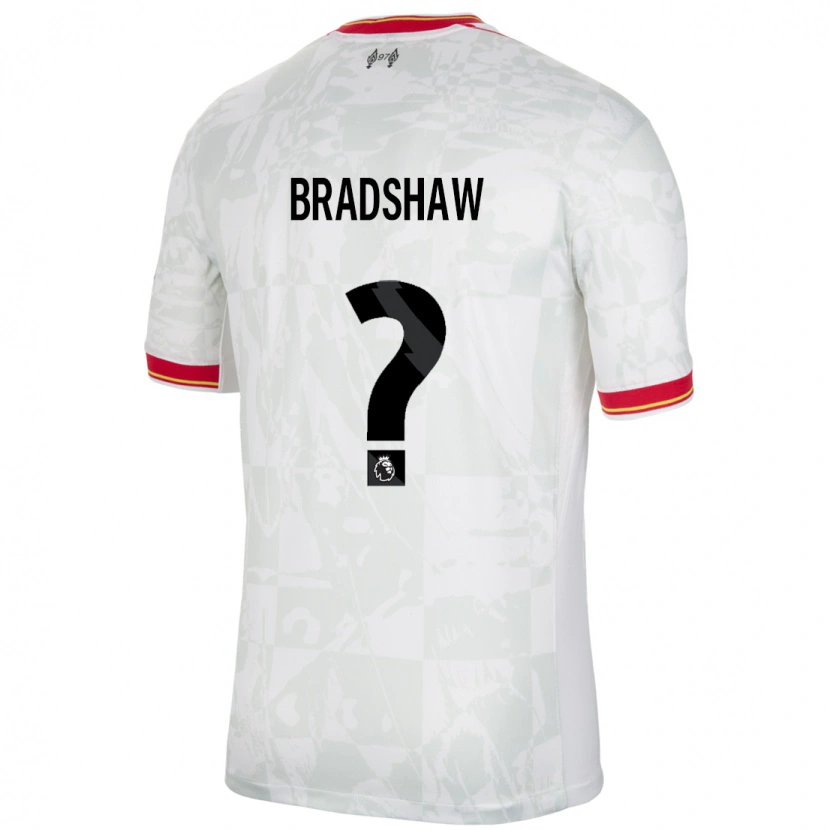 Danxen Herren Joe Bradshaw #0 Weiß Rot Schwarz Ausweichtrikot Trikot 2024/25 T-Shirt